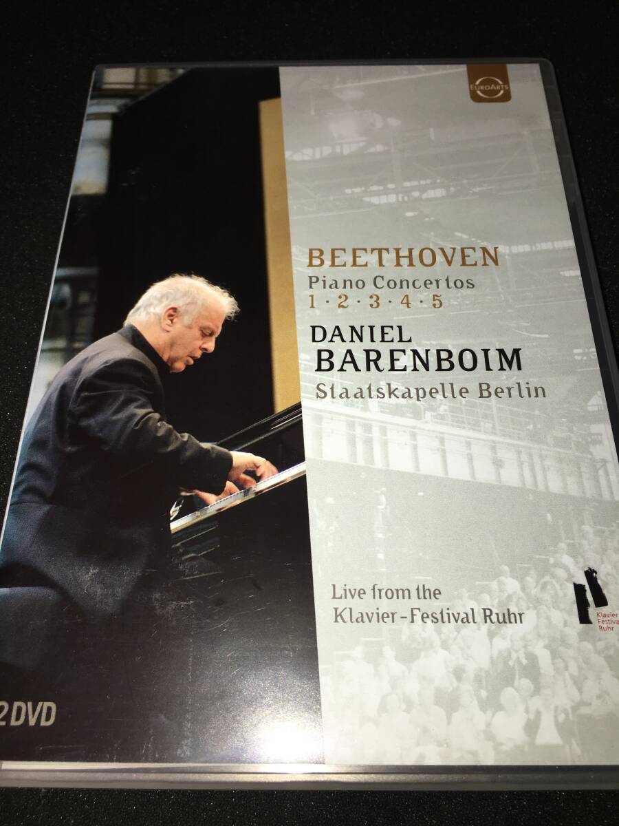 DVD 廃盤 バレンボイム ベートーヴェン ピアノ協奏曲 全集 12345 皇帝 ベルリン 弾き振り Beethoven Complete Piano Concertos Barenboim_バレンボイムベートーヴェンP協奏曲全集DVD