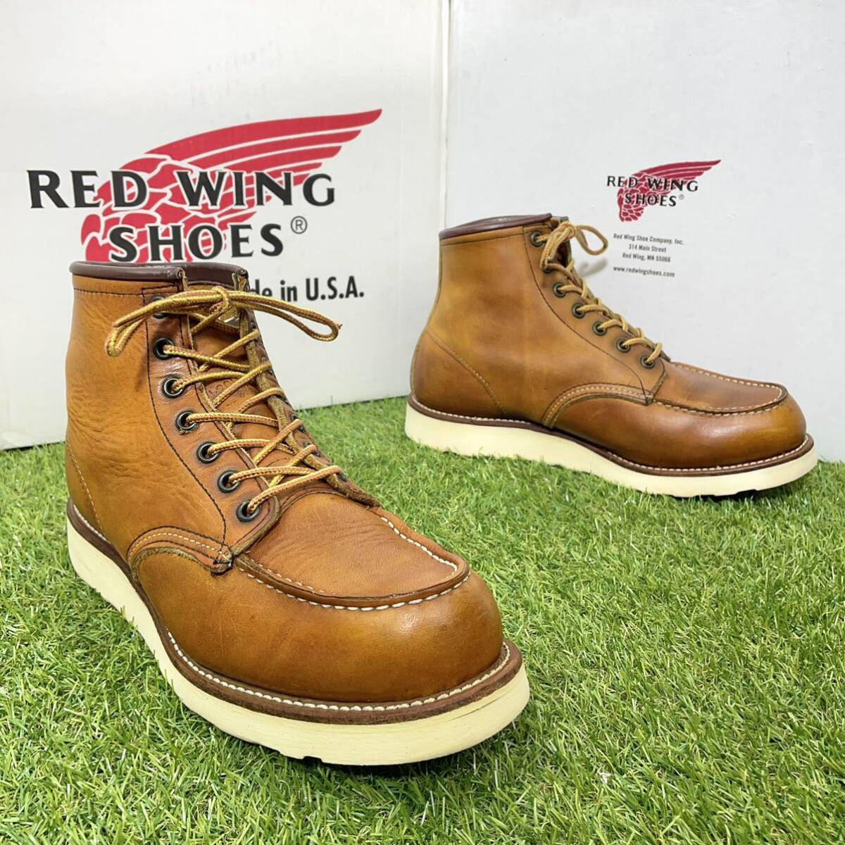 【安心品質0207】レッドウイングＲＥＤＷＩＮＧ8.5E送料込26.5-27.5アイリッシュセッター USA製 _画像3