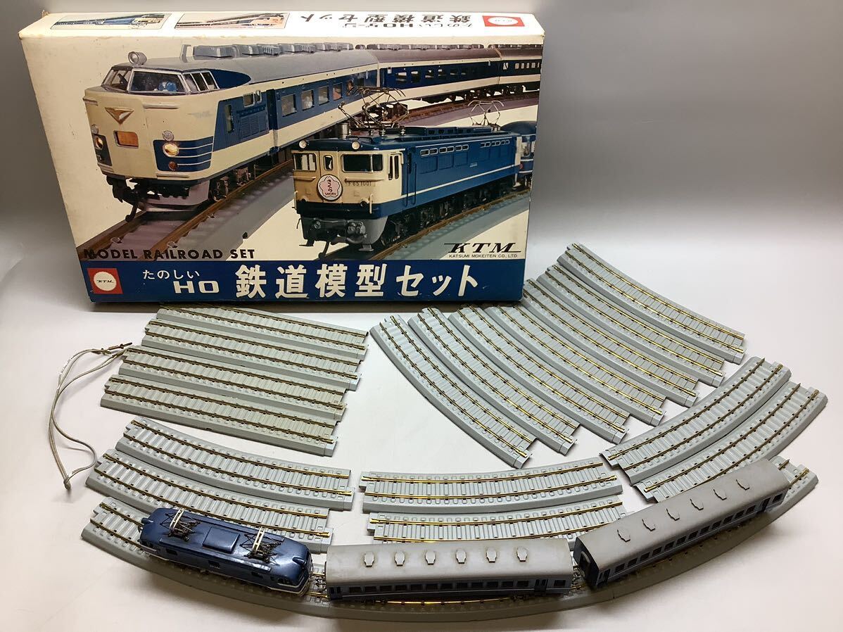 ジャンク品 鉄道模型セット HOゲージ MODEL RAILROAD SET KTM　DELUXE H-12 ED 5861_画像4