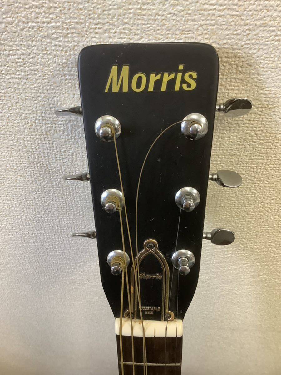 MORRIS モーリス アコースティックギター F-10 ハードケース付_画像2