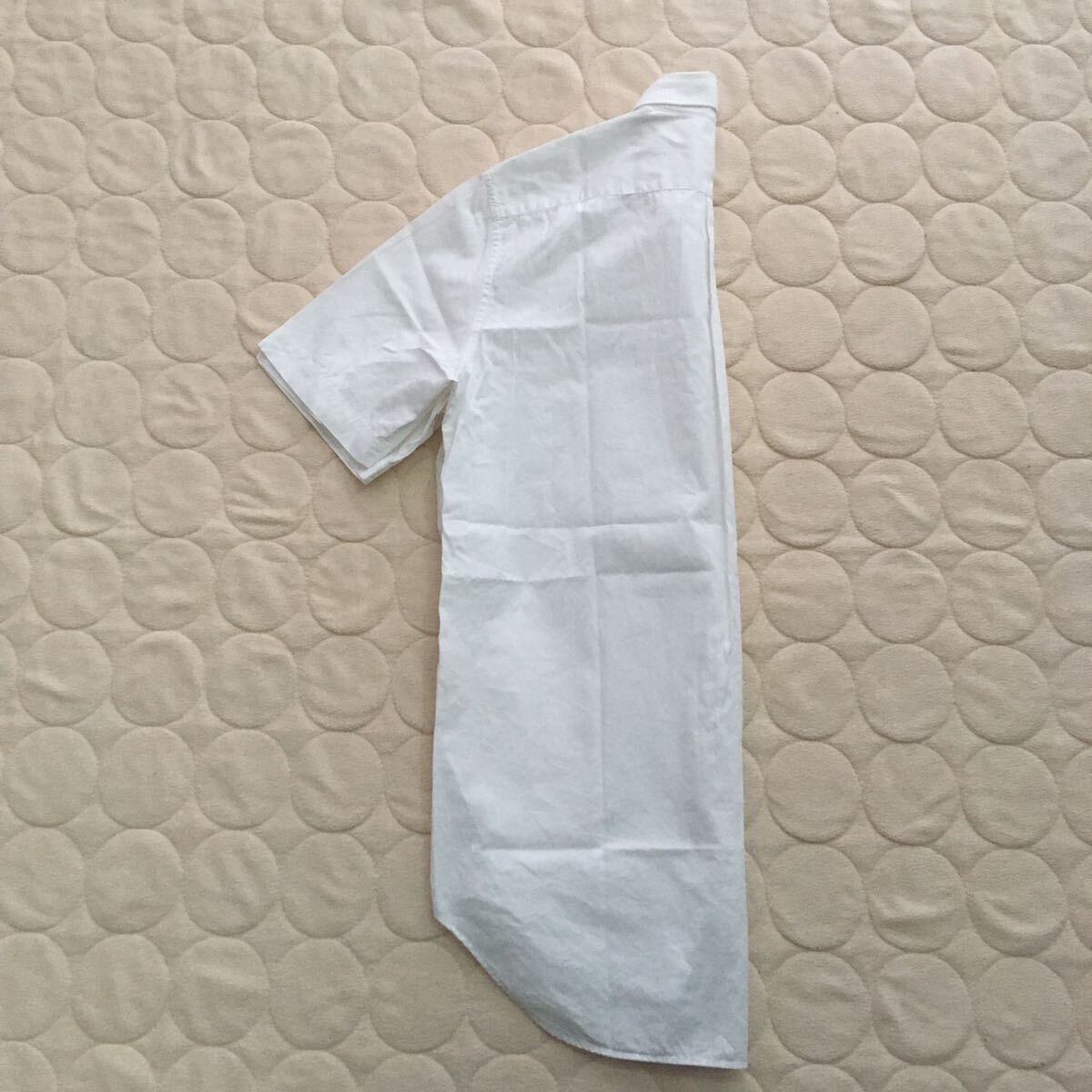 N.HOOLYWOOD エヌハリウッド 半袖シャツ ボタンダウンシャツ ホワイト 白 春夏 38 カジュアルシャツ ビジネスシャツ 日本製の画像6