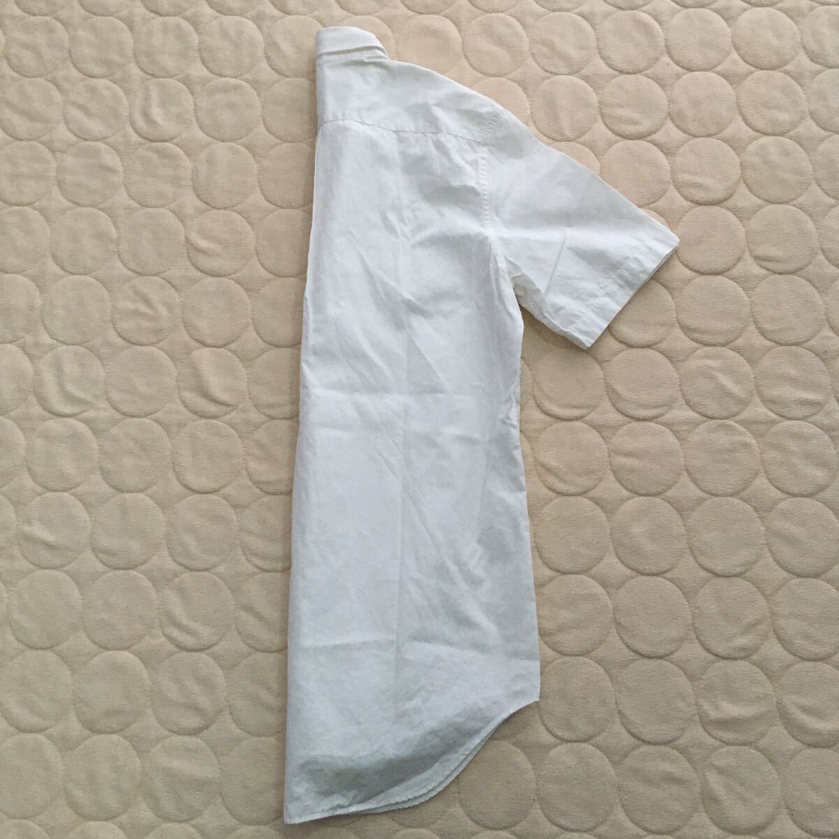 N.HOOLYWOOD エヌハリウッド 半袖シャツ ボタンダウンシャツ ホワイト 白 春夏 38 カジュアルシャツ ビジネスシャツ 日本製の画像5