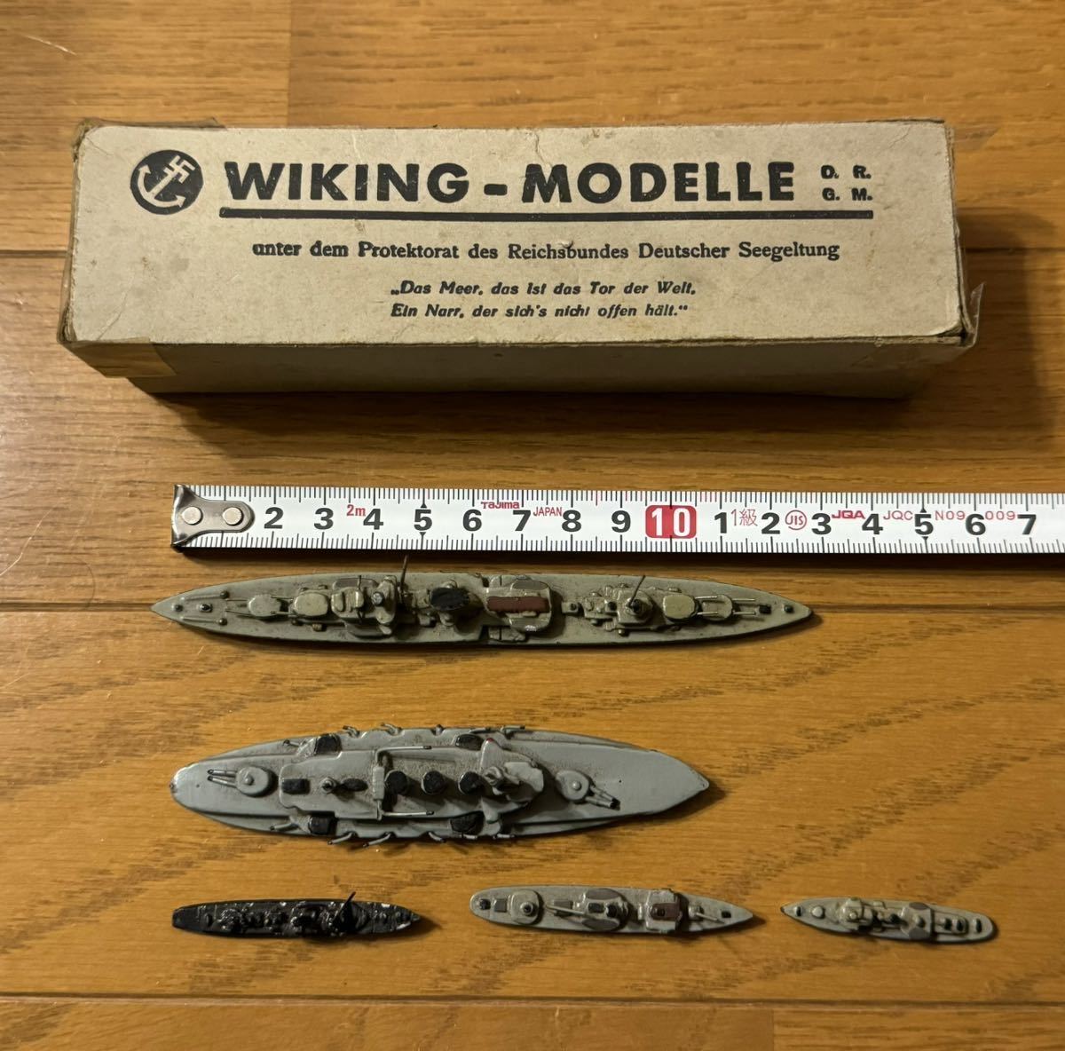 1930年台 戦前ドイツ製 軍艦 金属製模型 Wiking Modelle_画像4