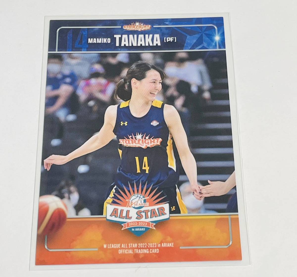 田中真美子 Wリーグオールスター レギュラーカード No.43 バスケットボール 富士通_画像2