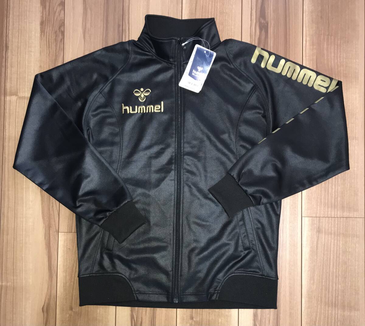 【デットストック新品タグ付】hummel ヒュンメル ウォームアップ 光沢 ジャケット&パンツ HAY1024 サイズ:L_画像2