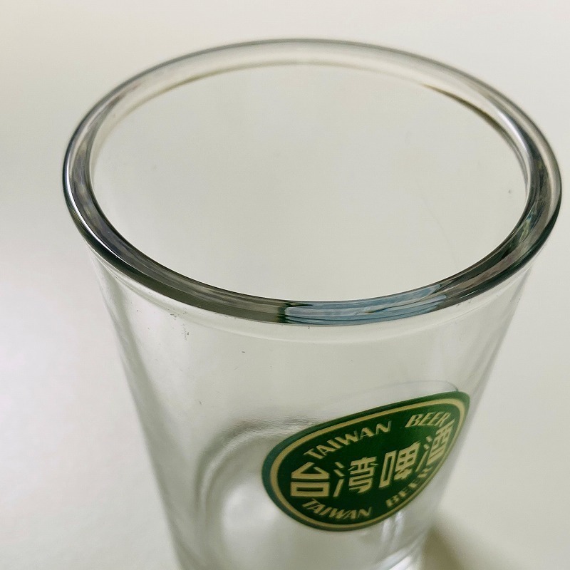 台湾◆レトログラス◆台湾ビールグラス 丸印◆台灣酒◆ヴィンテージの画像2