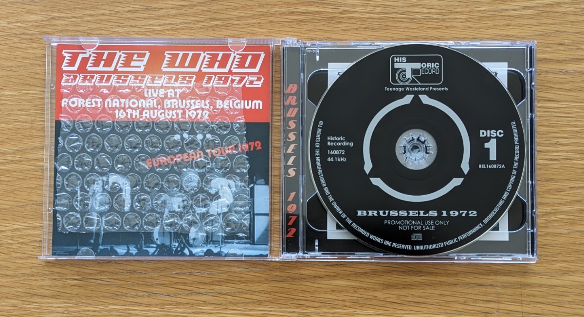 【Bootleg】THE WHO / Brussels 1972 (2CD 中古品)_画像3