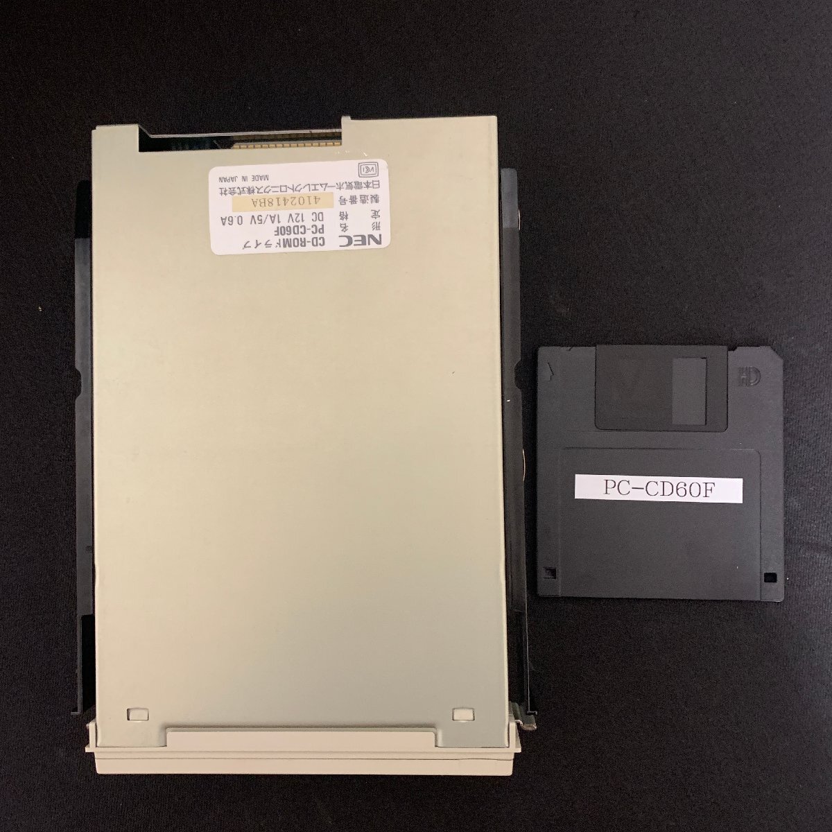 K887 NEC PC-CD60F ファイルスロット 内臓用CD-ROM  メンテナンス、動作確認済の画像2
