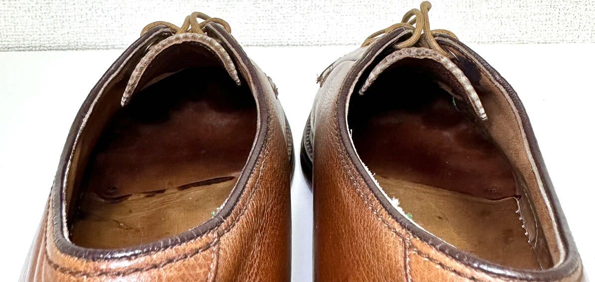 即決/70s/美品 FLORSHEIM(フローシャイム)プレーントゥ/革靴 即決/70s/美品 FLORSHEIM(フローシャイム)プレーントゥ/革靴