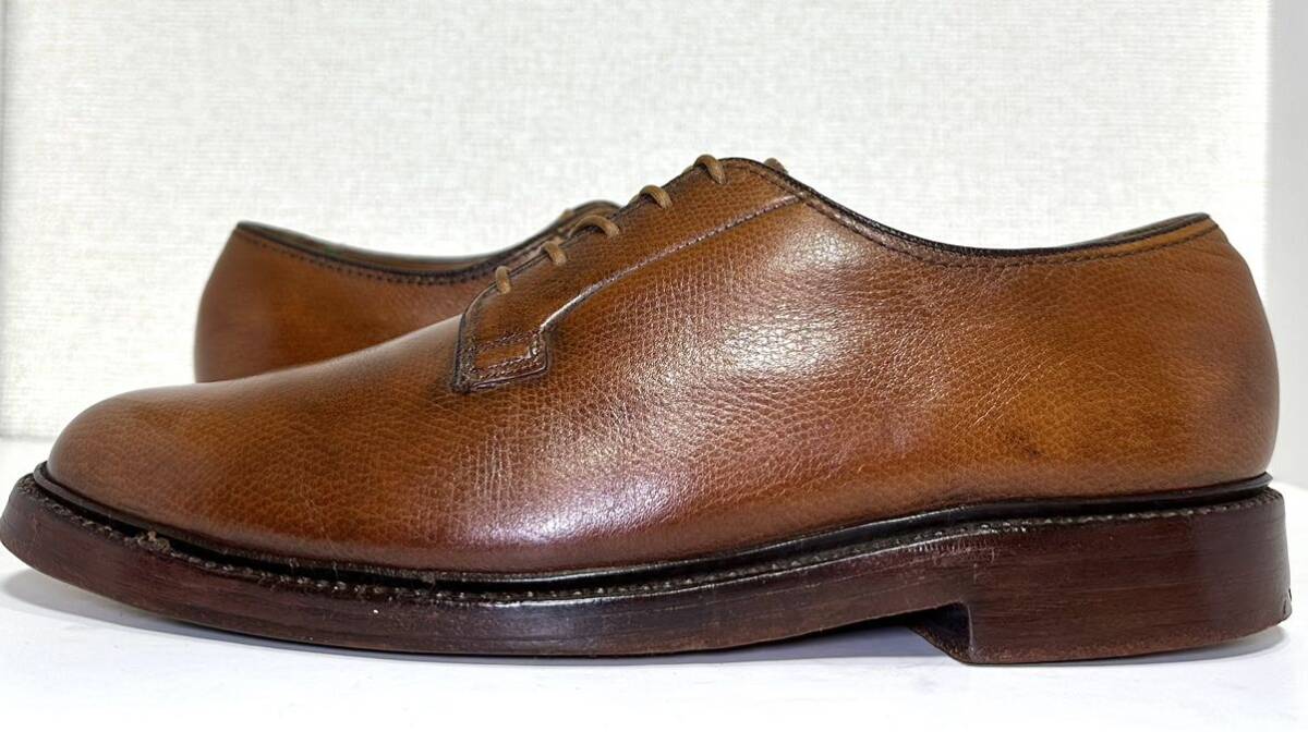 即決/70s/美品 FLORSHEIM(フローシャイム)プレーントゥ/革靴 即決/70s/美品 FLORSHEIM(フローシャイム)プレーントゥ/革靴