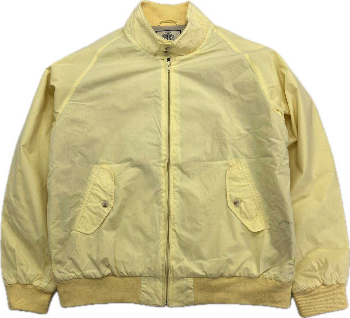 BARACUTA ☆ G9 ハリントンジャケット ブルゾン スイングトップ イエロー 42 春夏 カラー◎ アメカジ ストリート 古着 バラクータ ■S2987_画像2