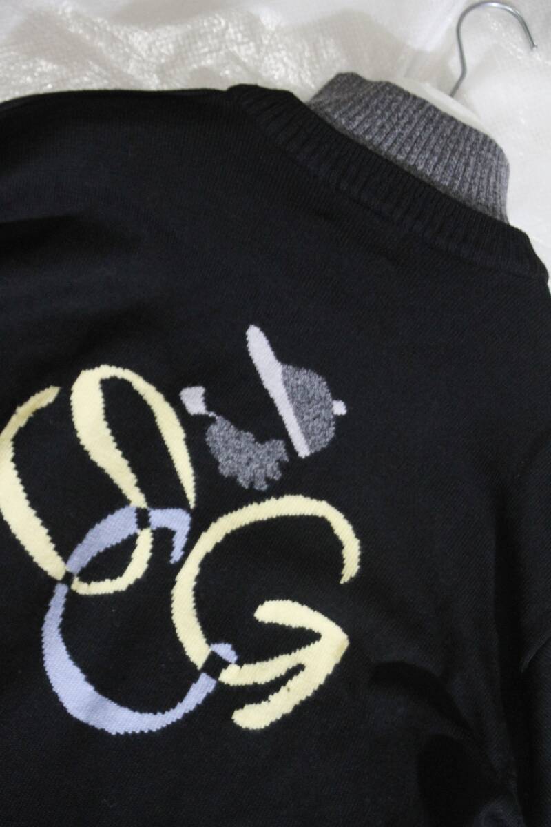 a3 superior article S.C.G/sinakoba high‐necked long sleeve knitted sweater black /M