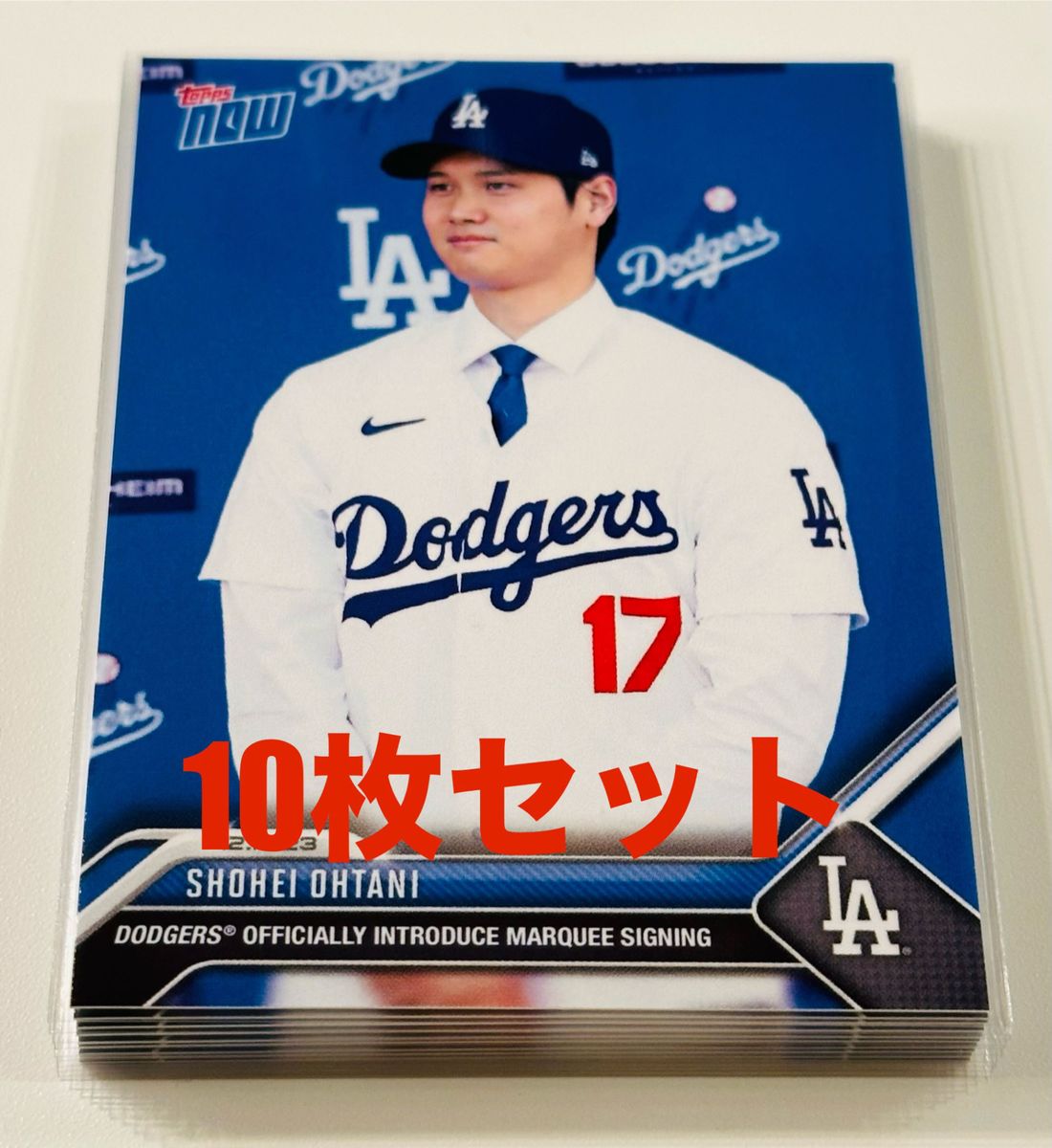 数量限定値下げ中【送料込】 Topps now MLB ドジャース 大谷翔平 カード 10枚セット