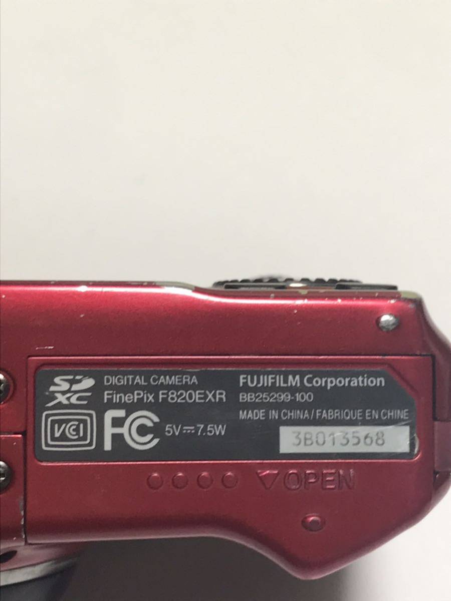 FUJIFILM 富士フイルム FINEPIX コンパクトデジタルカメラ F820EXR 25mm WIDE 18X ZOOM 固定送料価格 2000_画像10