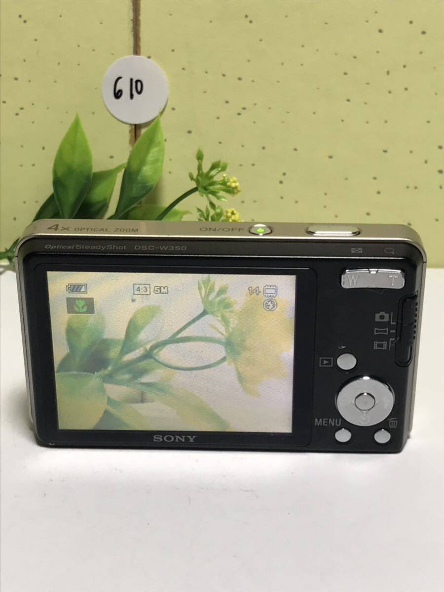 SONY ソニー G Cyber shot DSC-W350 コンパクトデジタルカメラ 14.1 MEGA PIXELS 動作確認済み 固定送料価格 2000