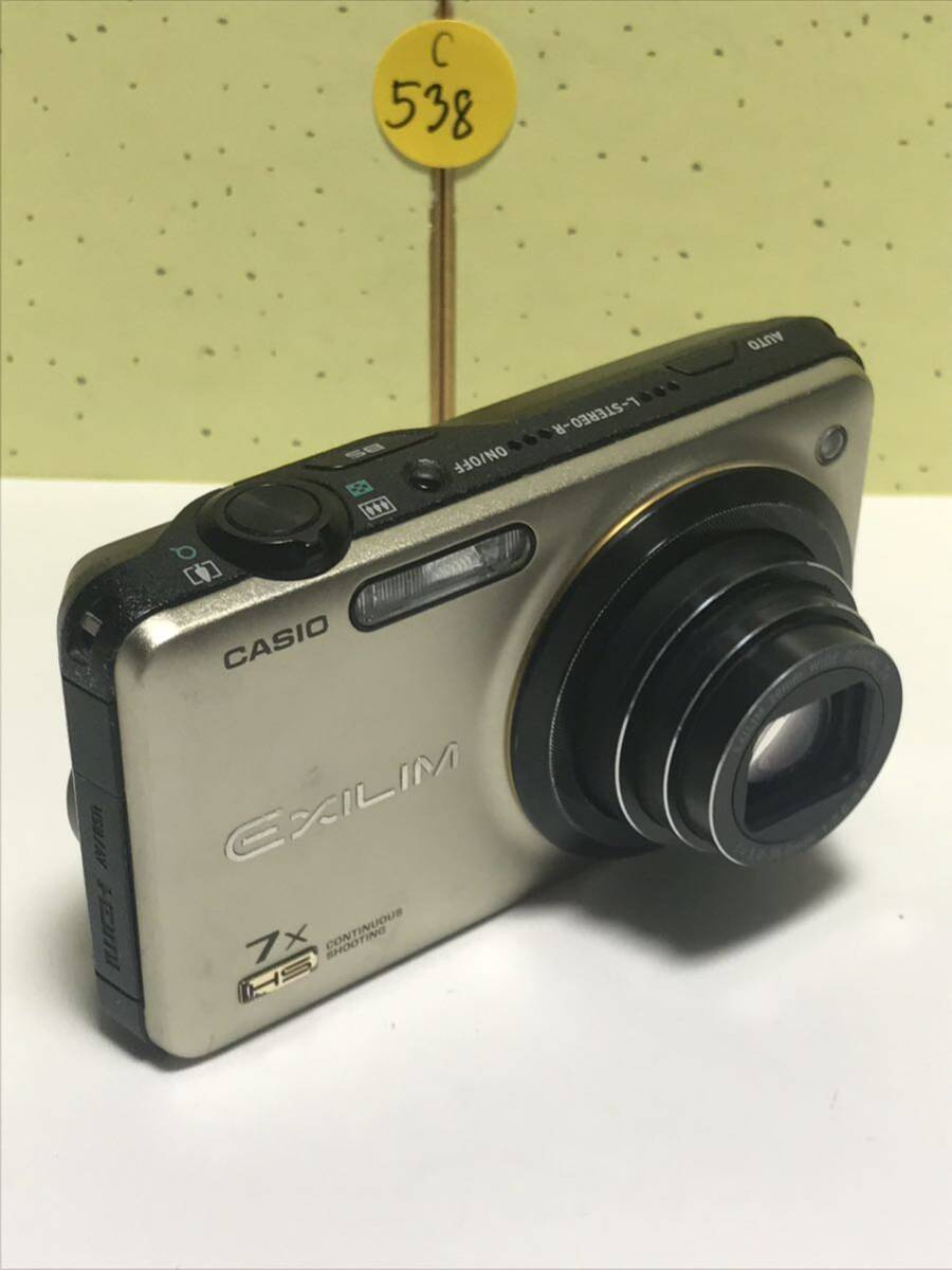 CASIO カシオ EXILIM HS エクシリム EX-ZR15 28mm WIDE OPTICAL 7x コンパクト デジタル カメラ 動作確認済み_画像3