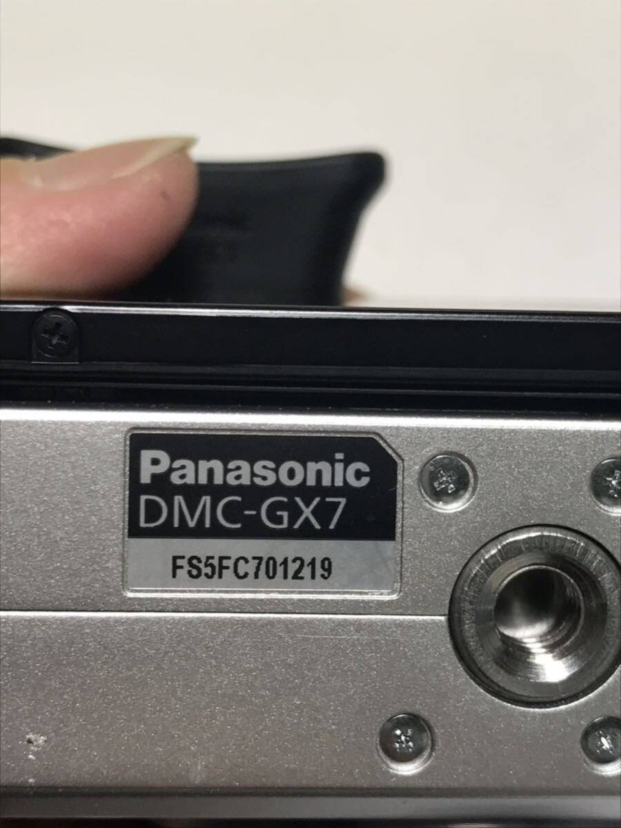 Panasonic パナソニック LUMIX DMC-GX7 ボディ シルバー デジタル ミラーレス 一眼カメラ 動作確認済み_画像10