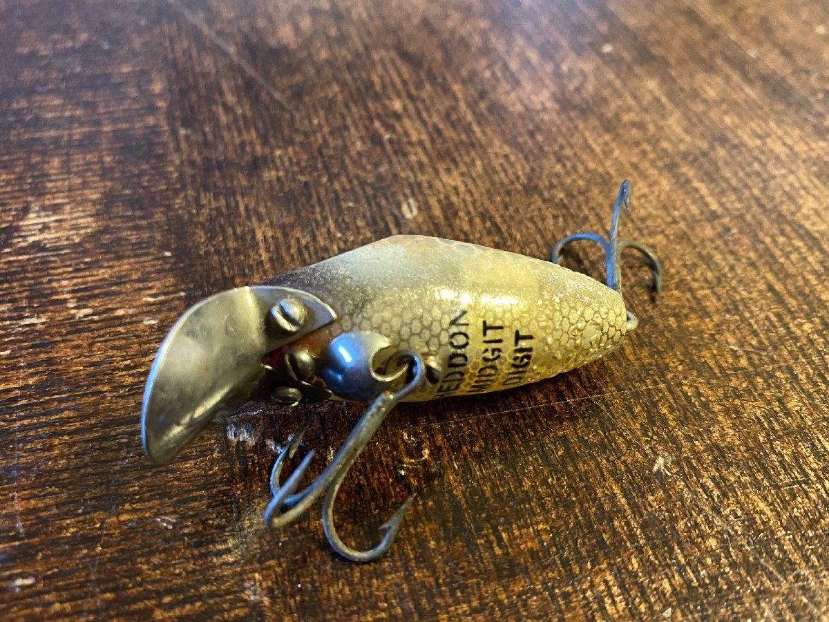 50s Heddon MIDGIT DIGIT オールド!! 希少モデル!! 1950年代!! /オールドへドン ミジェットディジットリバーラント オールドタックル_画像4