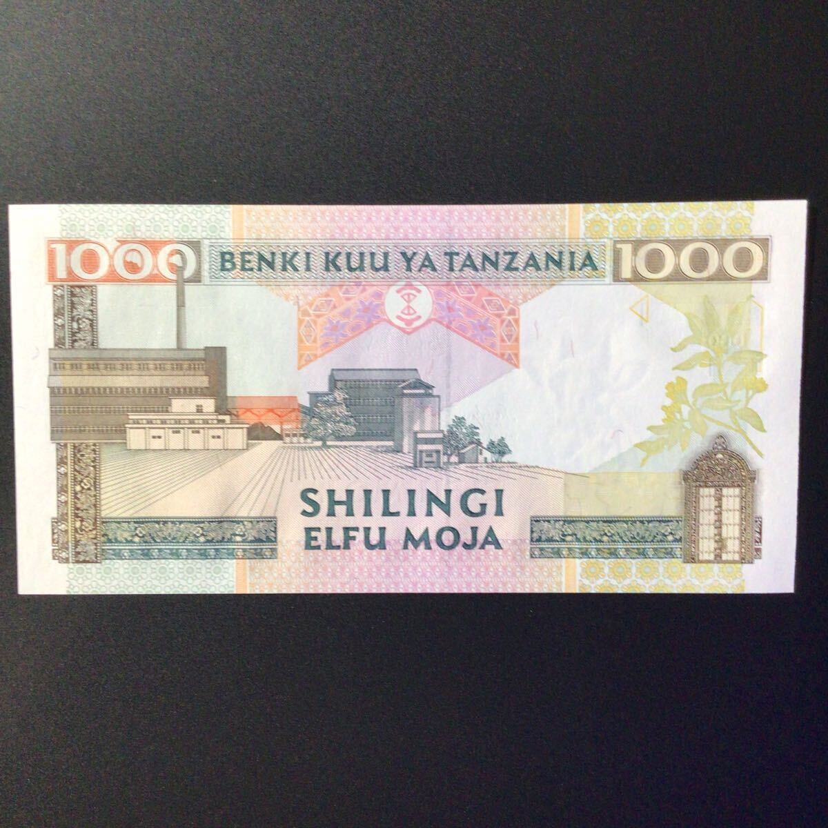 World Paper Money TANZANIA 1000 Shillingi【2000】_画像2