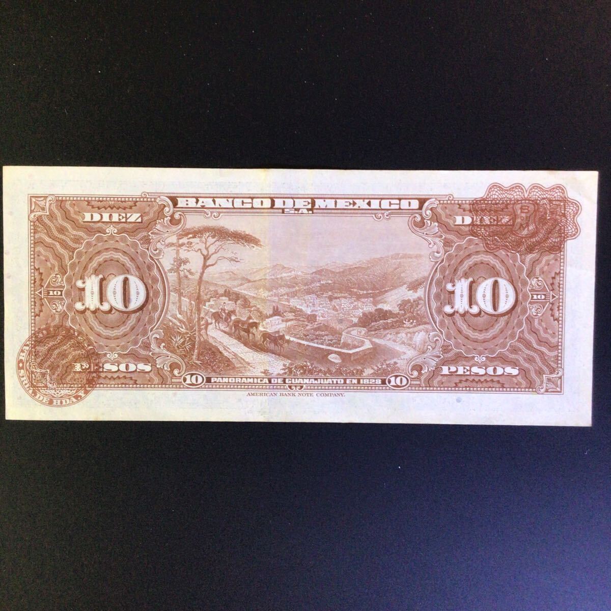 World Paper Money MEXICO 10 Pesos【1965】_画像2