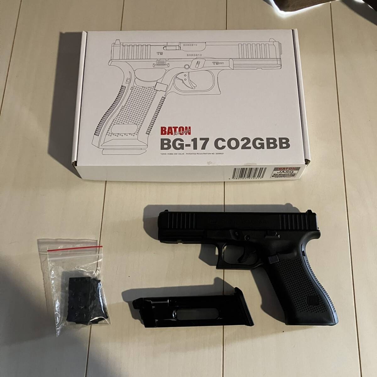 BATON製 BG-17 グロック17 Gen5 MOS CO2ガスブローバック GLOCK17 G17 バトン