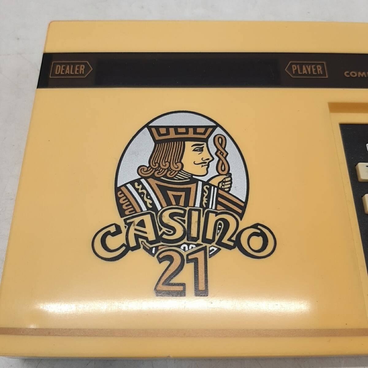 r282【1円スタート】 希少 COMPUTER BLack Jack CASINO21 エポック社 レトロゲーム 昭和 レトロ 動作未確認 現状品 _画像3