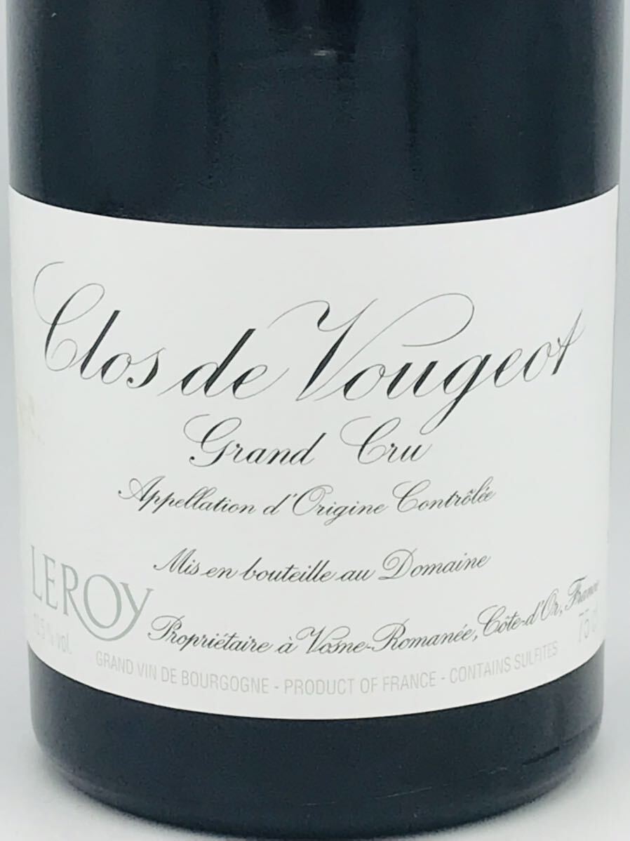 【未開栓】ドメーヌ ルロワ クロドヴージョ グランクリュ 2014 LEROY Clos de Vougeot クロ・ド・ヴージョ ワイン 750ml 14％ 汚れ◆55754_画像2