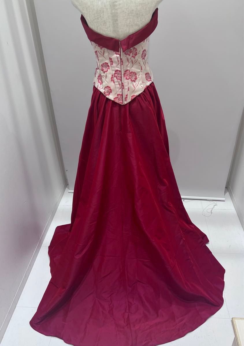 プロニプシア 赤 ツーピース ドレス 