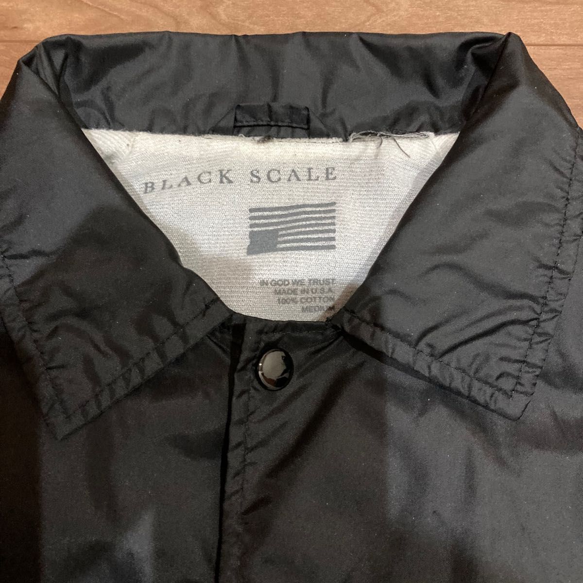 Black Scale ブラックスケール　コーチジャケット　着丈71cm X 身幅59cm