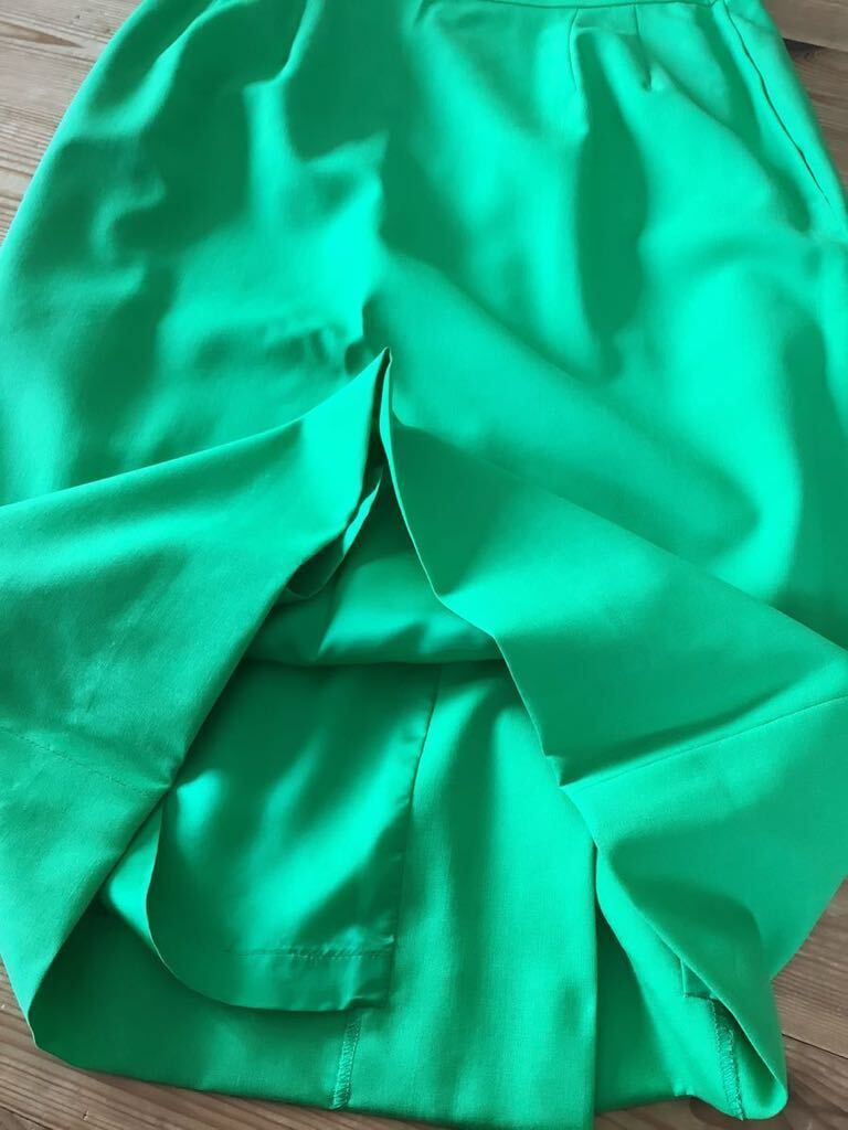 [Christian Dior] Christian Dior summer шерсть юбка зеленый зеленый M размер 