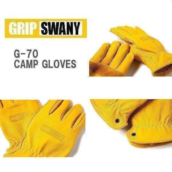 GRIP SWANY grip Swany G-70 camp glove L leather glove outdoor camp 