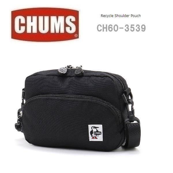 CHUMS チャムス リサイクルショルダーポーチ ブラック CH60-3539　ショルダーバッグ　アウトドア _画像1