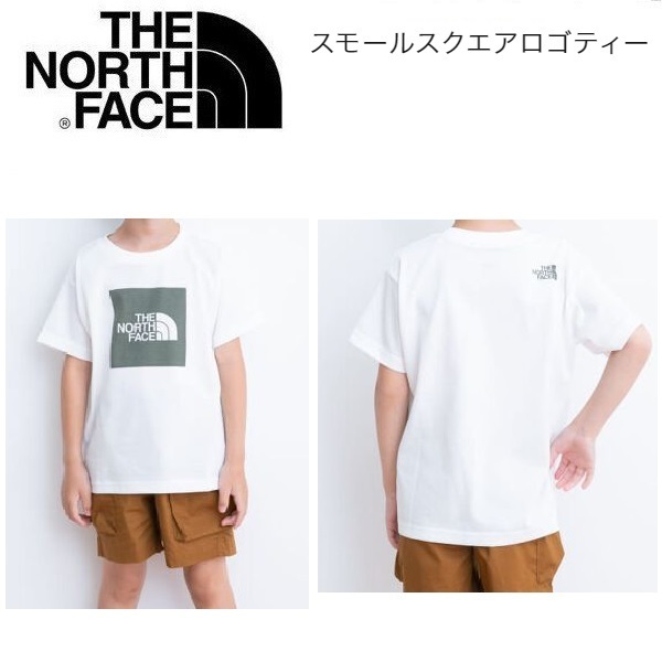 THE NORTH FACE ザノースフェイス キッズ スモールスクエアロゴＴシャツ WN 140　NTJ32361　子供用　Ｔシャツ　アウトドア　キャンプ_画像3