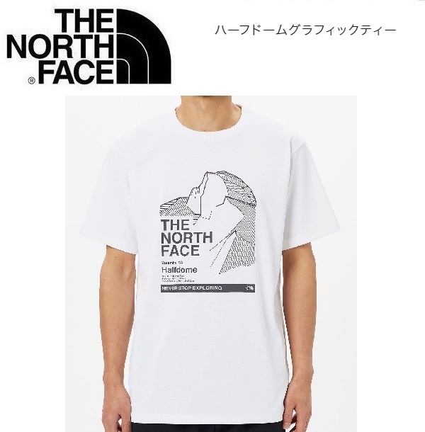 THE NORTH FACE ザノースフェイス ハーフドームグラフィックＴシャツ ホワイト XL　NT32484　メンズ　Tシャツ　アウトドア_画像3