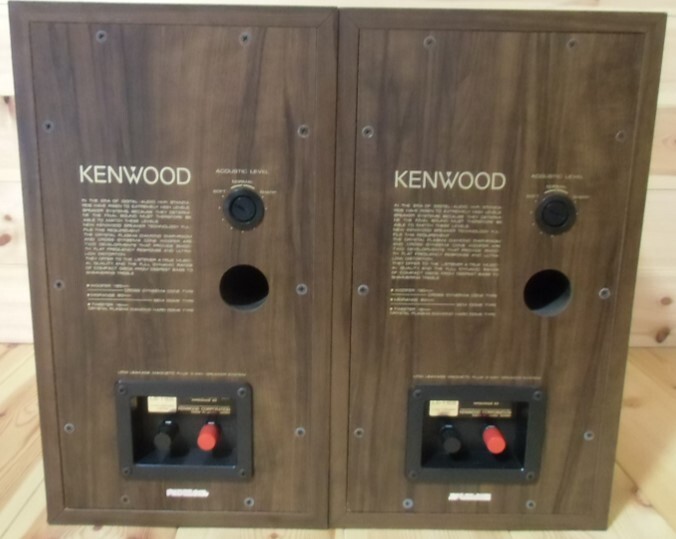 音出確認済 KENWOOD 3ウェイスピーカー LS-11ES 2本セット(シリアルNo同一)　直接引取可（高知県須崎市から出品）_画像3