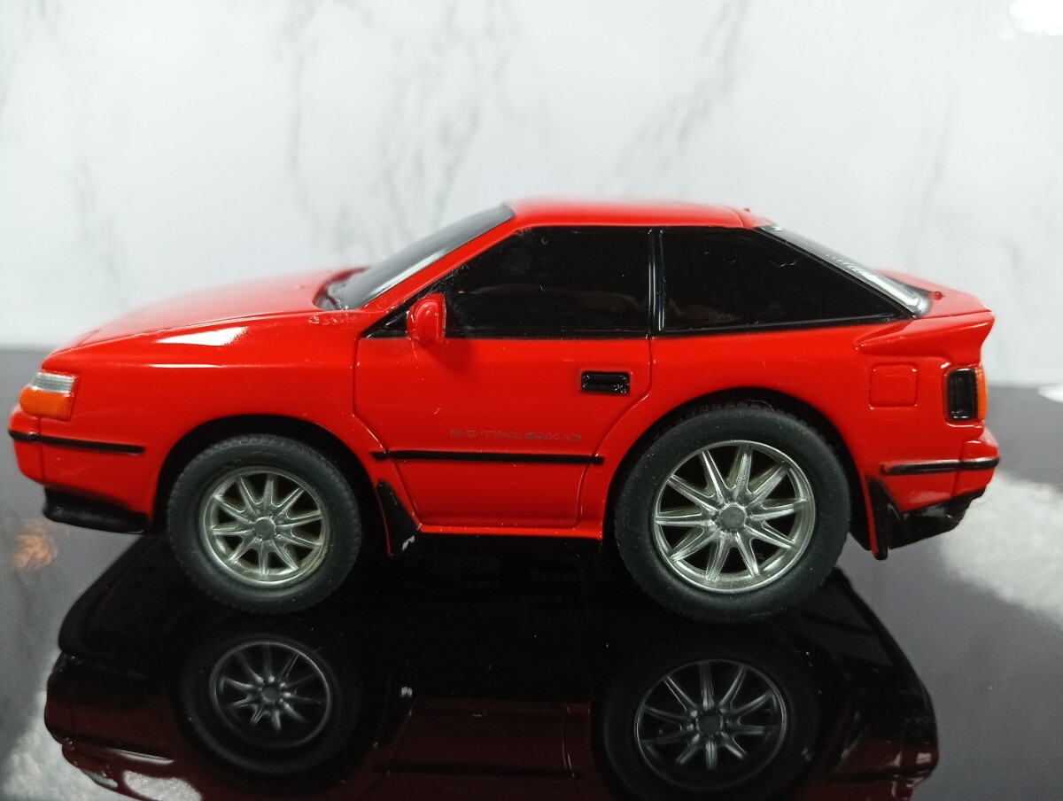 トヨタ セリカ2000GT-R リアガラスにダメージあり 赤2 プルバックカー 箱なし ドライブタウン/アットカー/@carの画像2