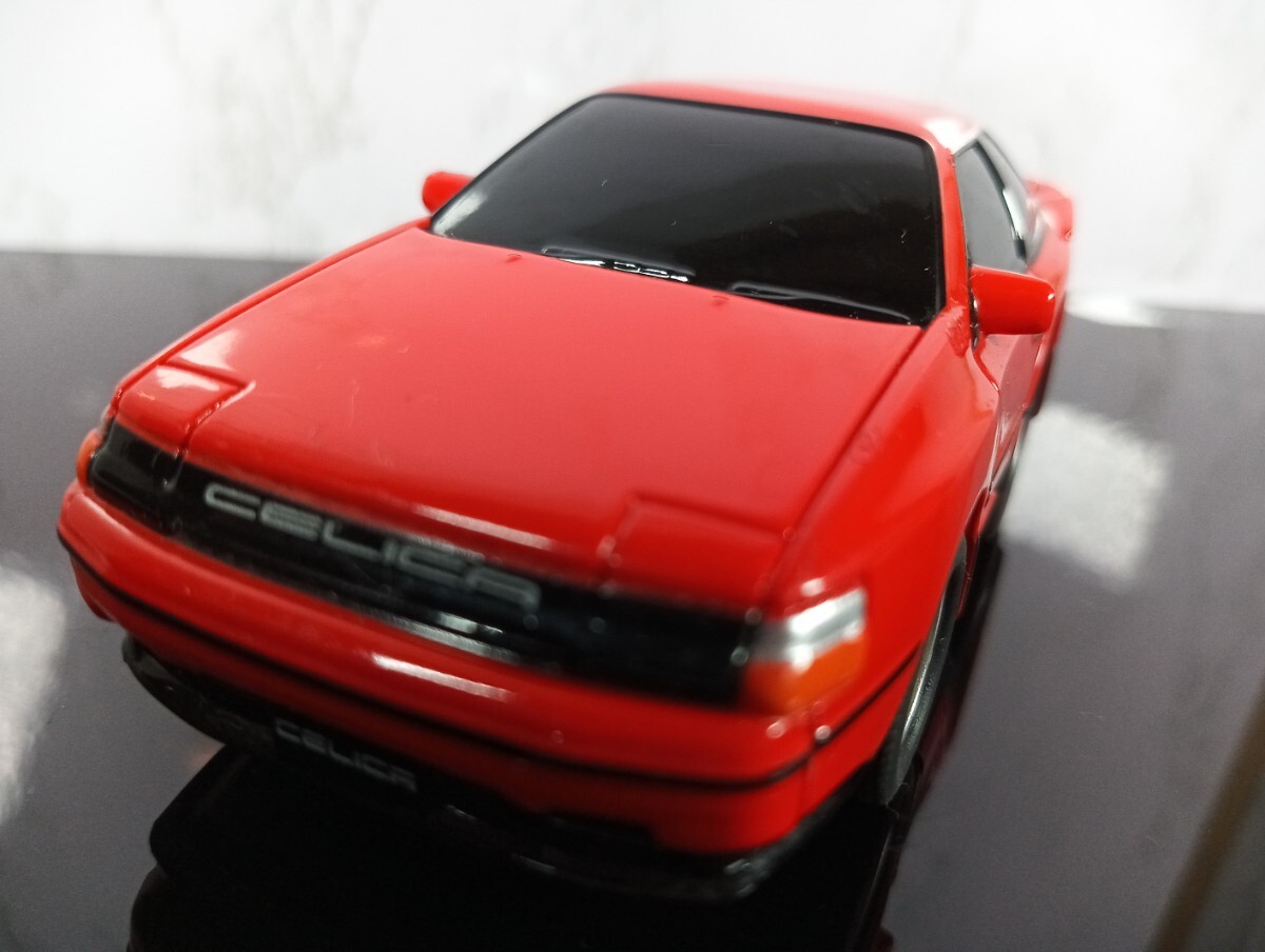 トヨタ セリカ2000GT-R リアガラスにダメージあり 赤2 プルバックカー 箱なし ドライブタウン/アットカー/@carの画像1