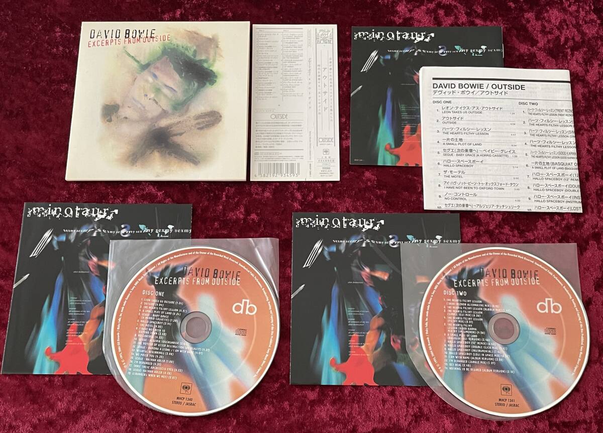 ★デヴィッド・ボウイ★紙ジャケット★2CD★完全生産限定盤★アウトサイド★日本盤★帯付★DAVID BOWIE★OUTSIDE★紙ジャケ★_画像2