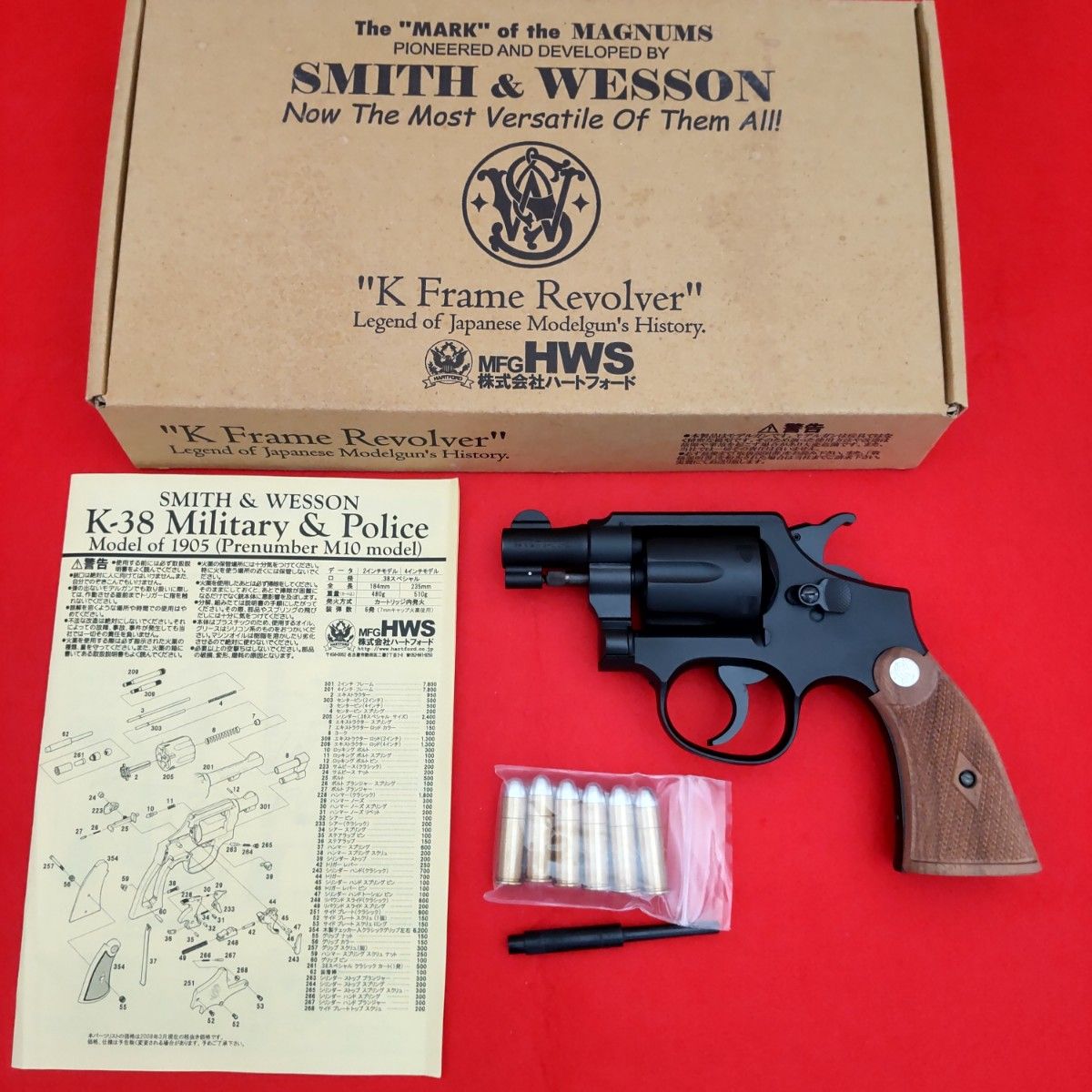 HWS ハートフォード S&W M10 オールド ビクトリー 2インチ 木製 HWS ハートフォード S&W M10 オールド ビクトリー 2インチ 木製