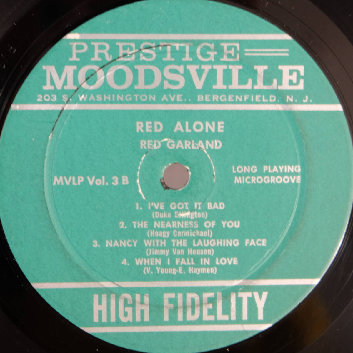 Moodsville【 MV Vol.3 : Red Alone 】DG / Red Garland_画像3