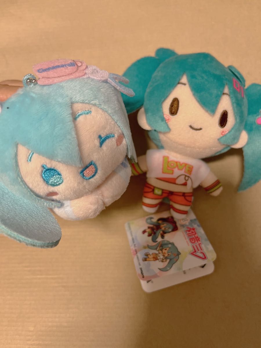 カラフルステージ　ボカロ　初音ミク　ふわぷち　限定　コラボ　シナモン　ぬいぐるみ　キーホルダー　希少　非売品　コレクション