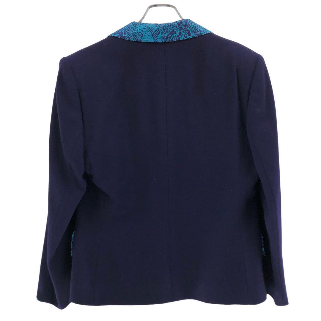 美品 CELINE セリーヌ セットアップ スーツ ジャケット スカート アンサンブル 総柄 大きいサイズ 3点セット_画像4