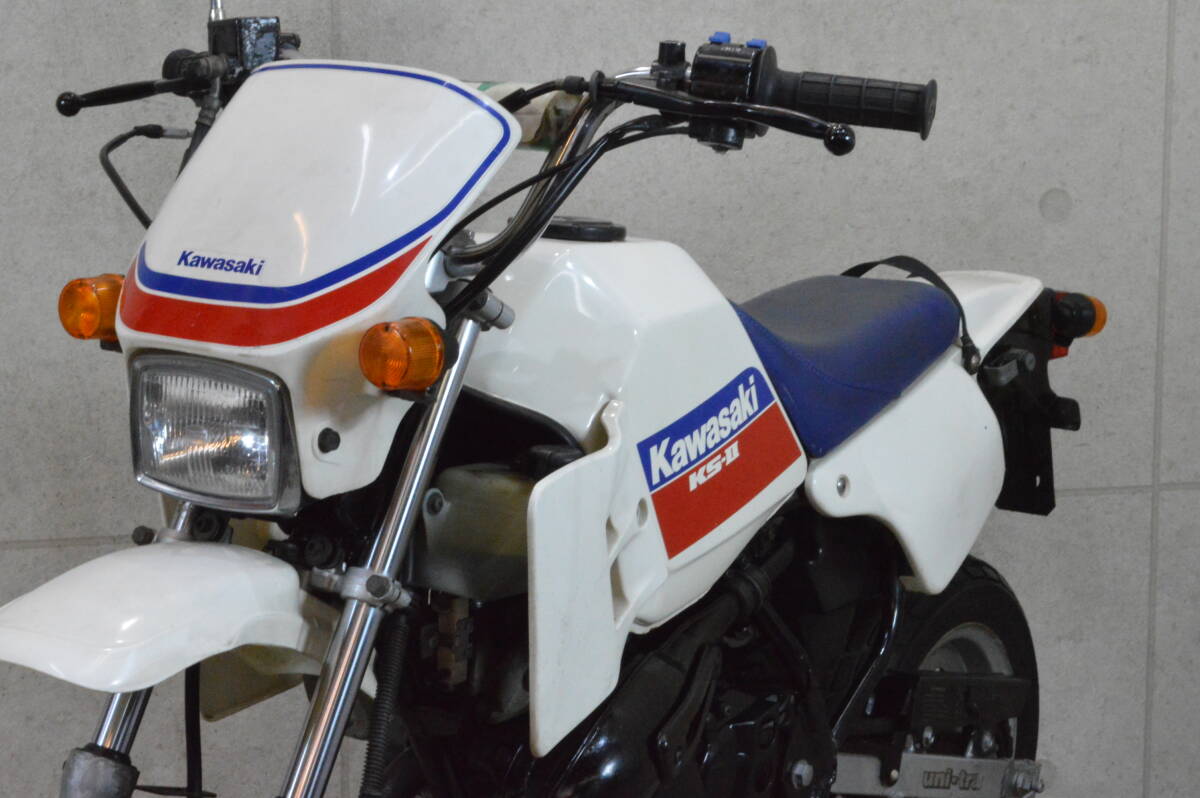 KAWASAKI KSⅡ　KS2　MX080A　80㏄空冷2st　希少車　走行少　）検索　KSR　KS1　KDX　KMX　KX　KLR　KLX_画像9