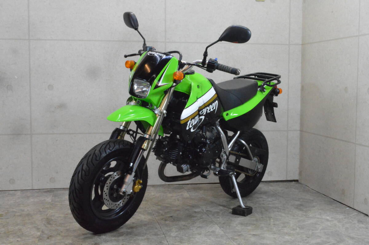 KAWASAKI　KSR110　KL110A　TAKEGAWAマフラー付き　走行少　美車　）検索　KS2　KSR1　KDX　KLR　KMX　ミニモト　_画像2