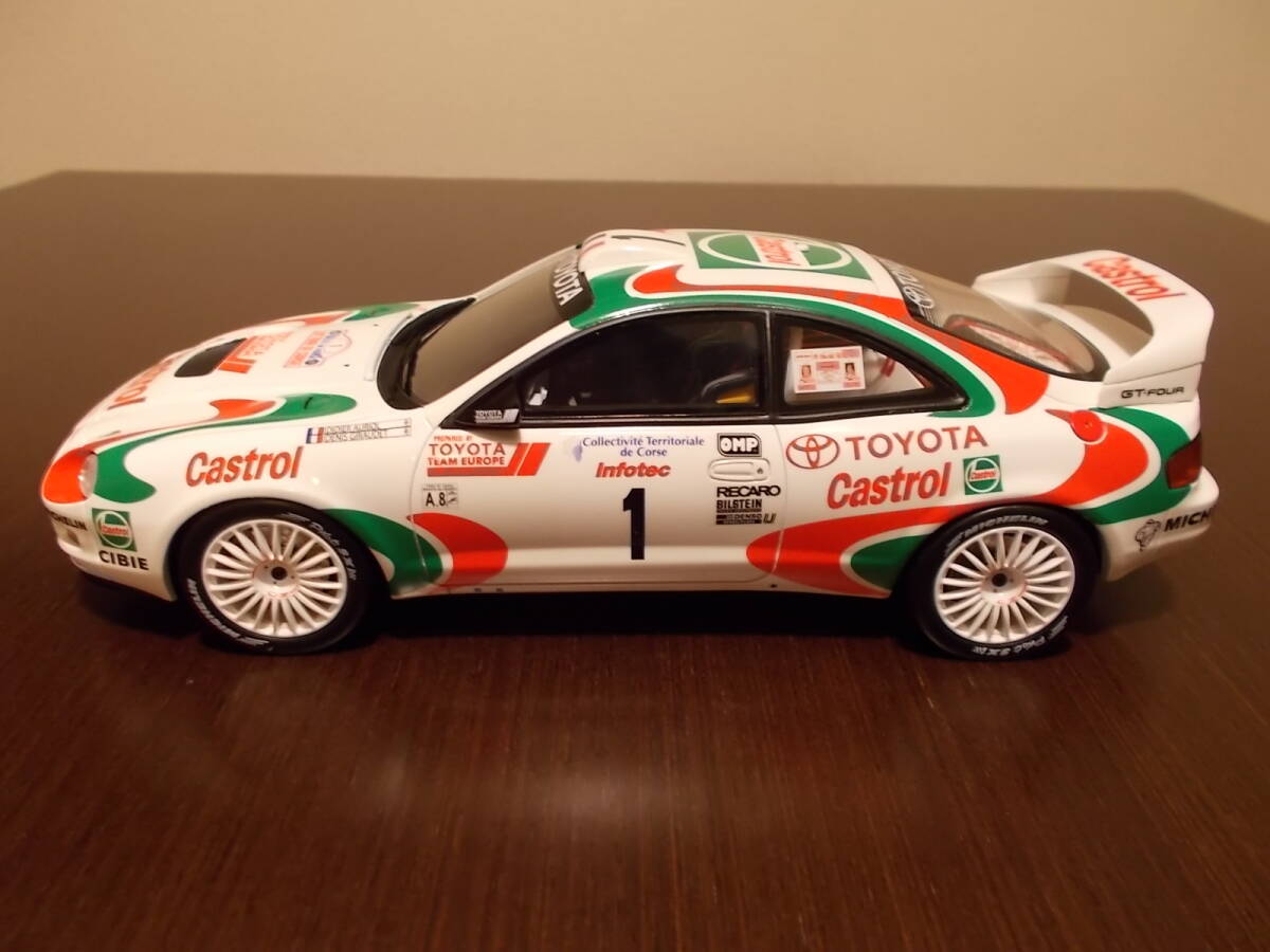 OttO 1/18 トヨタ セリカ GT-Four ST205 #1 ツール・ド・コルス 1995　TOYOTA Celica GT-Four ST205 #1 Tour de Corse 1995　_画像2