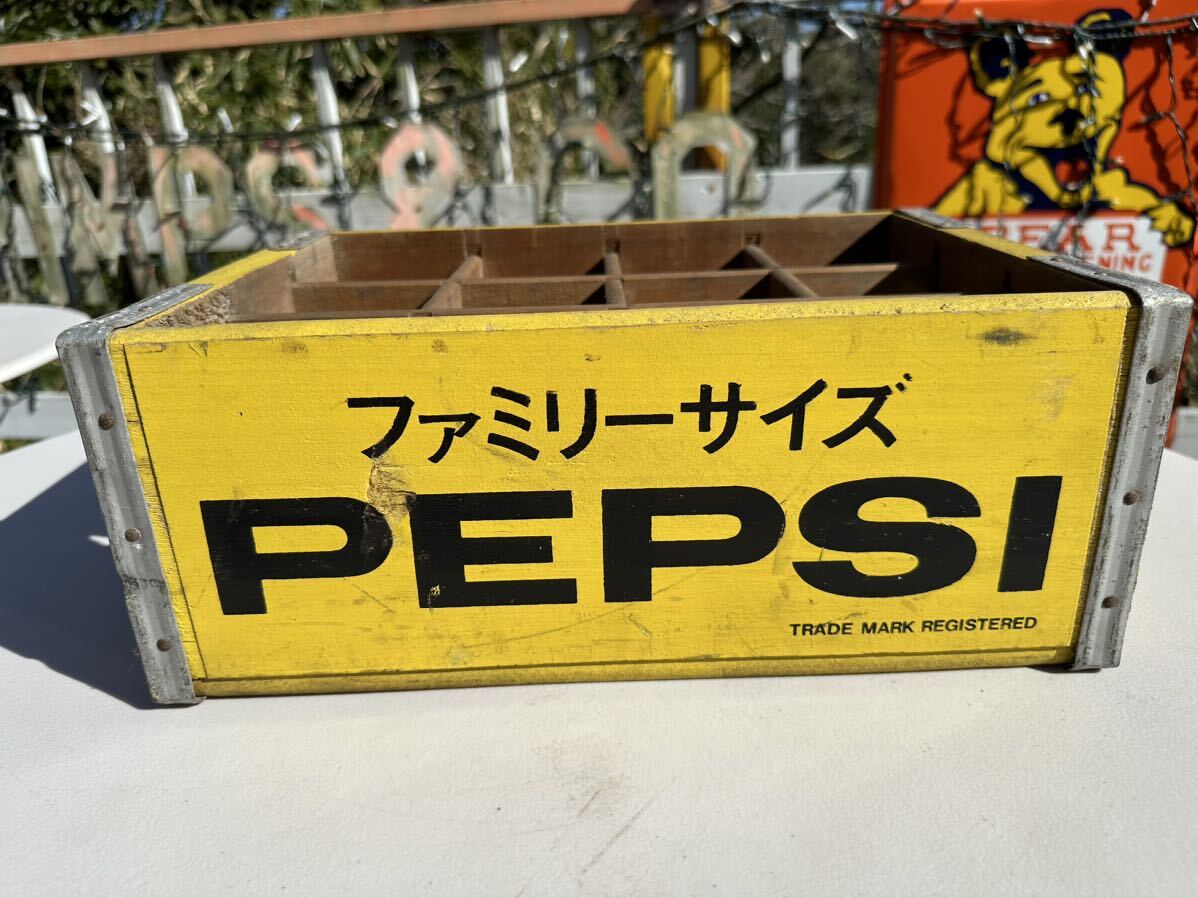 ★ヴィンテージ/ペプシ/木箱/ファミリーサイズ/クレートボックス/PEPSI★コカコーラ★_画像6