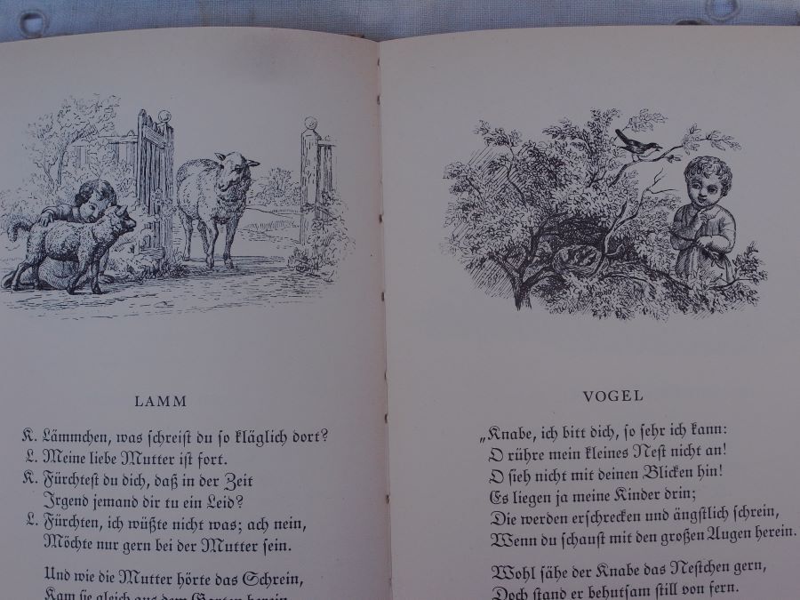 ドイツアンティークヴィンテージ 古書洋書インゼル文庫子供の為の５０の寓話集の画像3