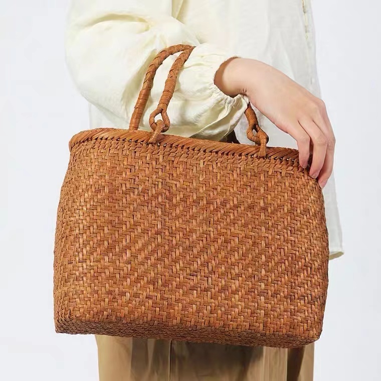  new arrival * worker handmade superior article * mountain .. basket bag hand-knitted mountain ... bag basket cane basket nature. superior article 