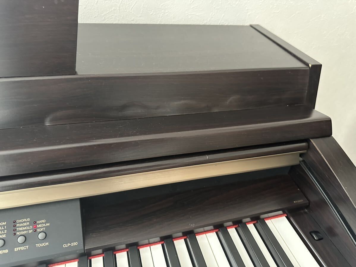 【YAMAHA】電子ピアノ ピアノ Clavinova CLP-230 2007年製 中古 ジャンク品の画像5