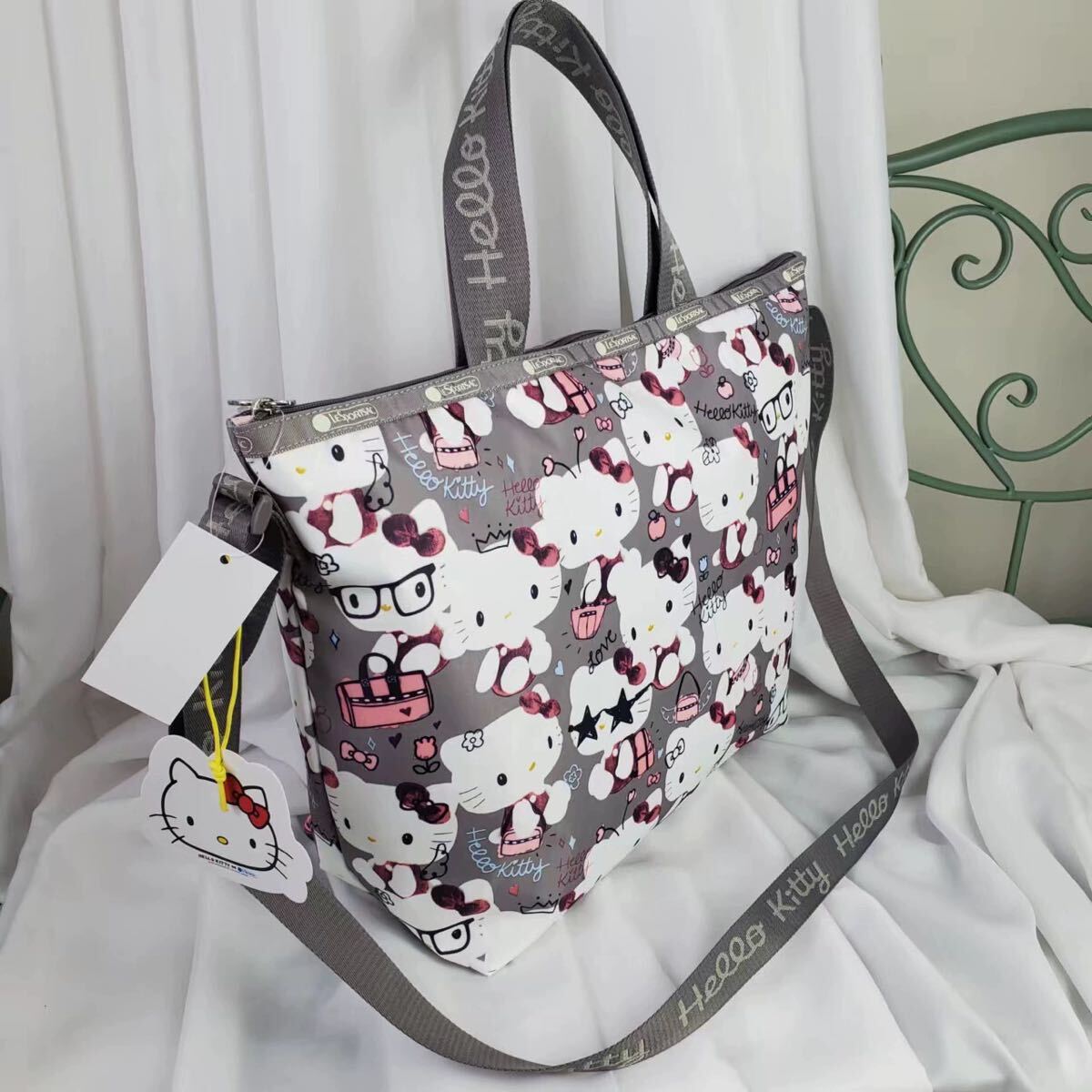 レスポートサック LeSportsac ハローキティ Hello Kitty トートバッグ_画像2